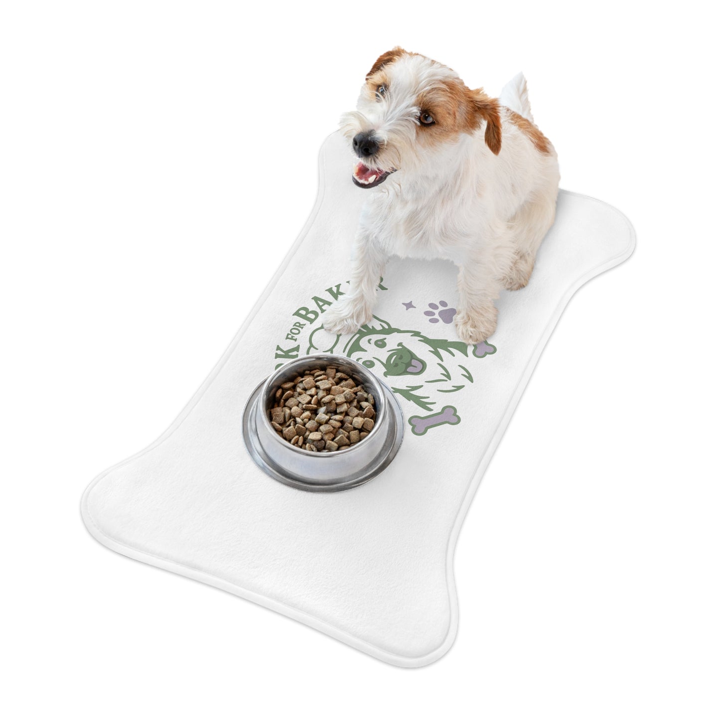 Bark For Baker | Bone Shaped Dog Food Mat