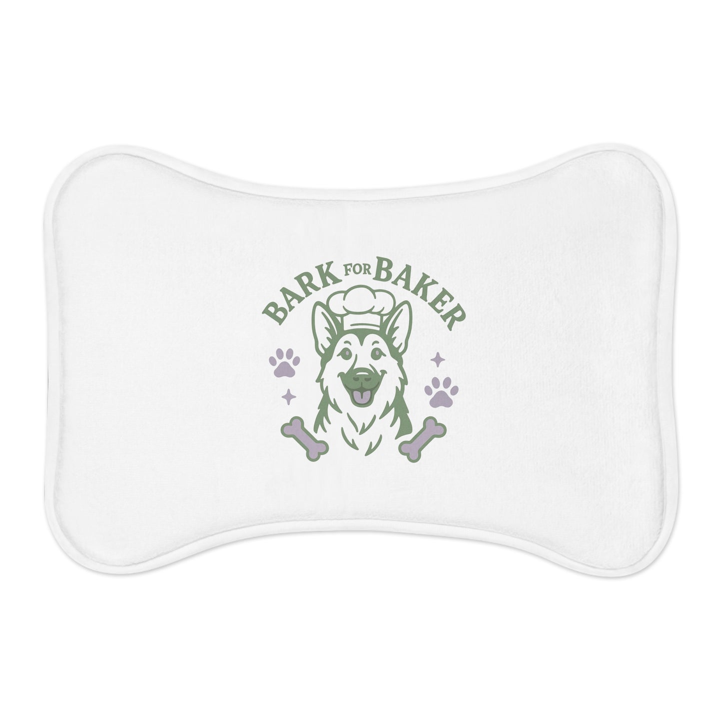 Bark For Baker | Bone Shaped Dog Food Mat