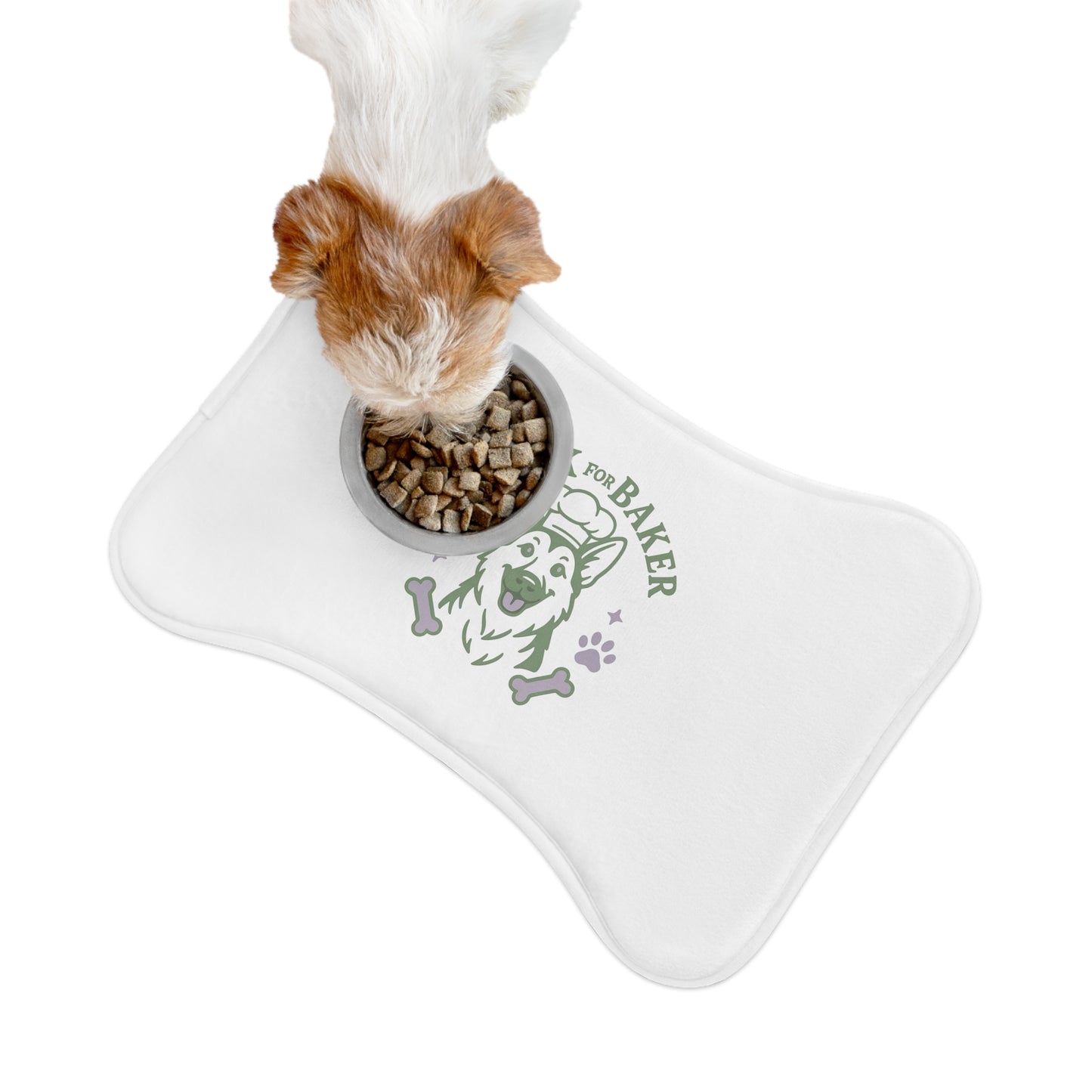 Bark For Baker | Bone Shaped Dog Food Mat